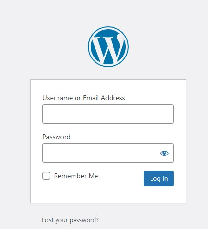 Wordpress Login