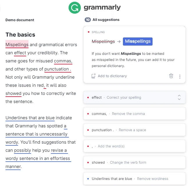 Grammarly Editor