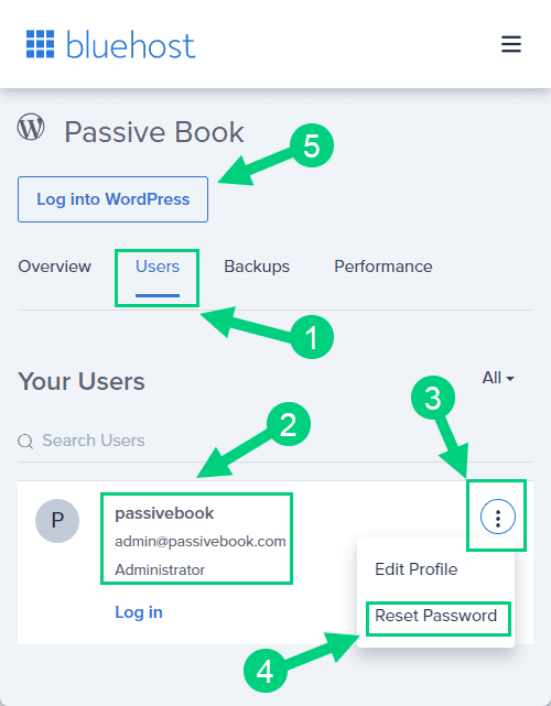 Bluehost Step 16