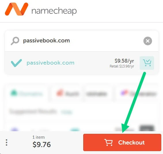 Namecheap Step 3