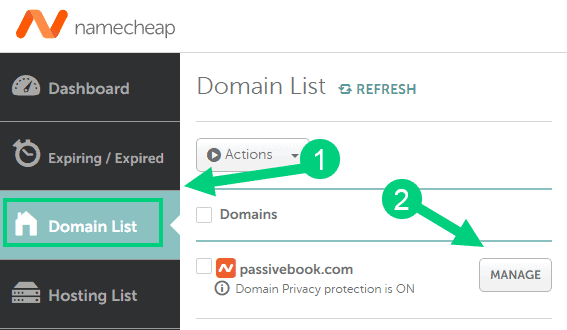 Namecheap Step 6