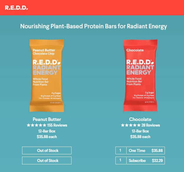 Reddbar Ecommerce Store