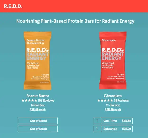 Reddbar Ecommerce Store