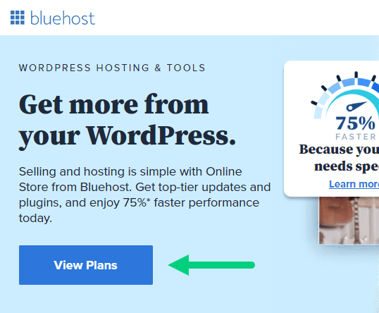 Bluehost Step 2