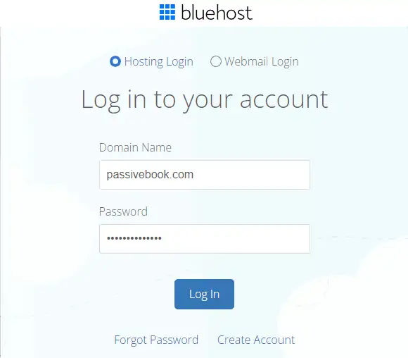 Bluehost Step 8