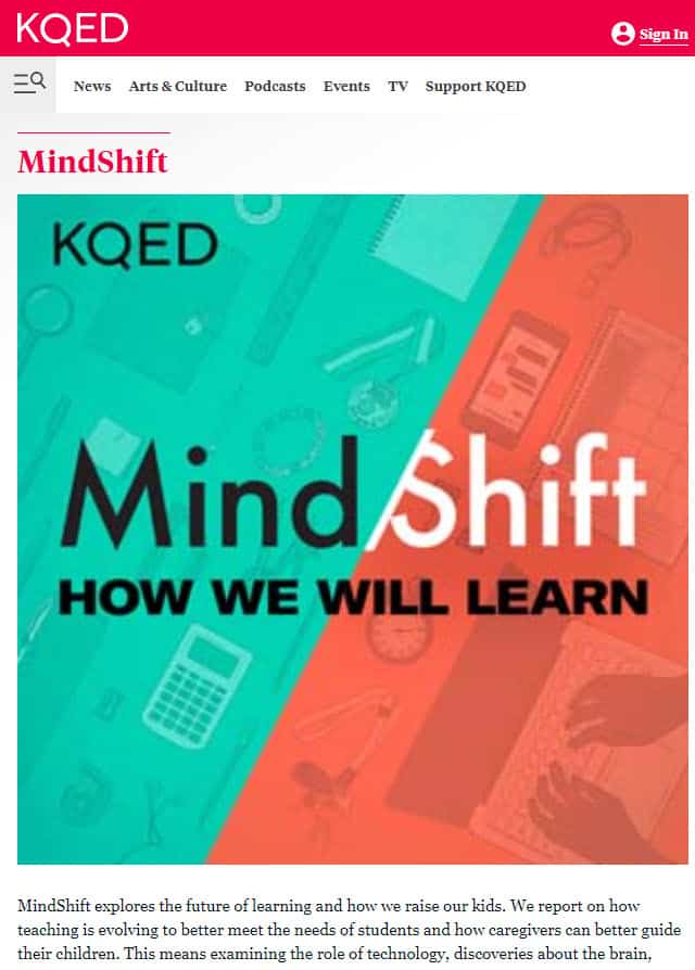 Kqed Mindshift