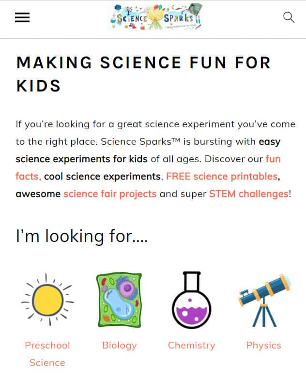 Science Sparks