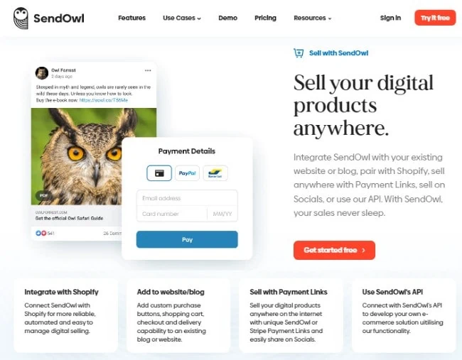 Sell Digital Products With Sendowl