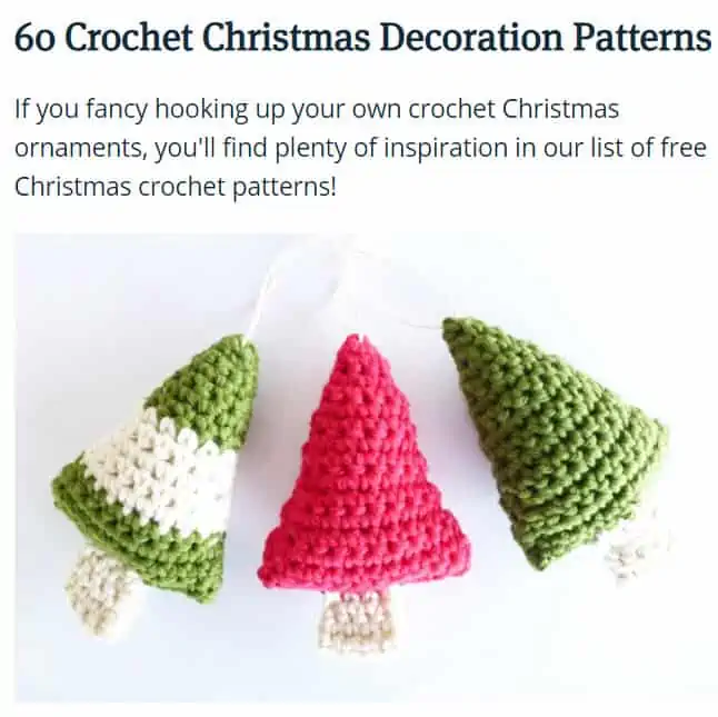 Crochet Blog Round Up Post Example