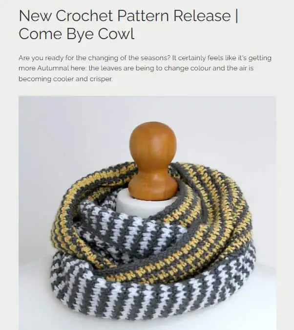 Crochet Blog News Example