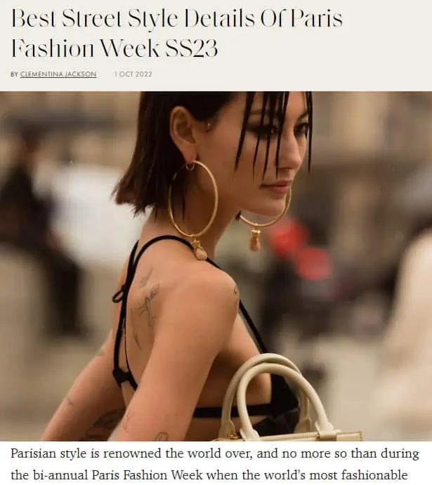 Fashion Blog Fashion Trends Post Example