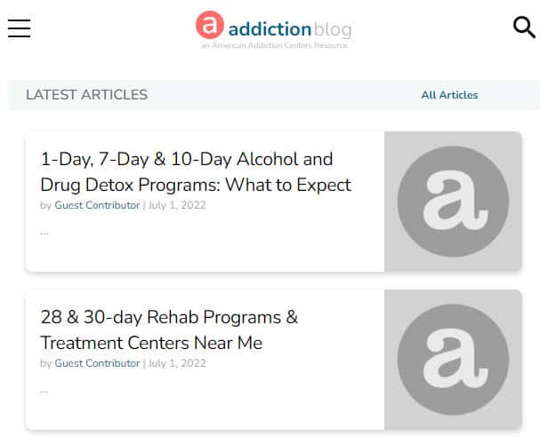 Addiction Blog