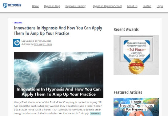 Hypnosis Training Academy