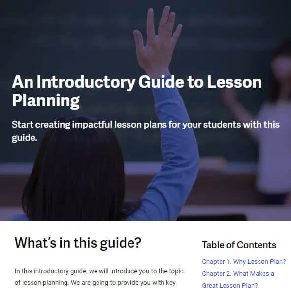 Teacher Blog Curriculum And Lesson Plans Post Example