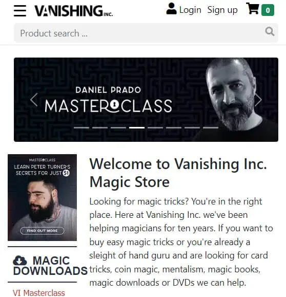 Vanishing Inc Magic