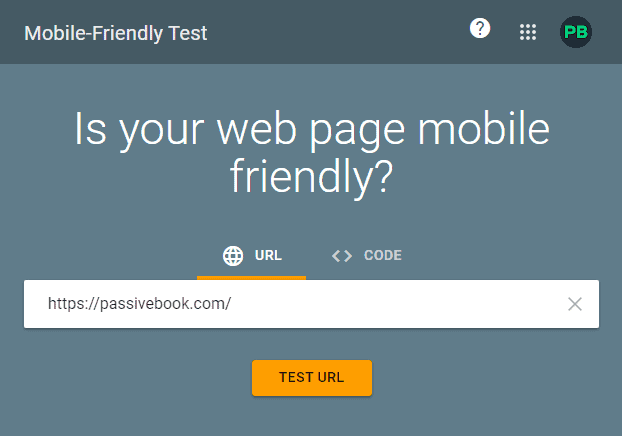 Google Mobile Friendly Test