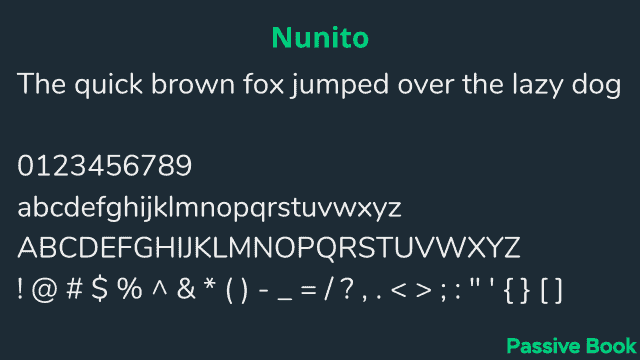 Nunito Font