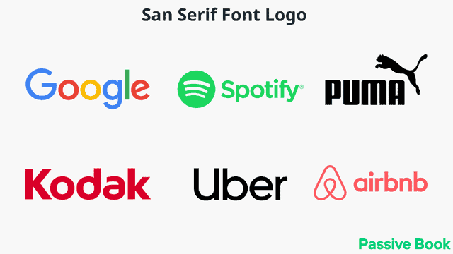 San Serif Font Logo