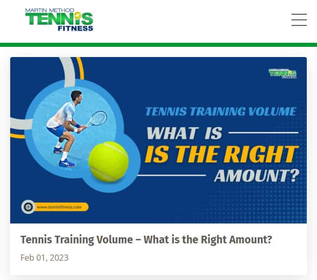 Tennis Fitness