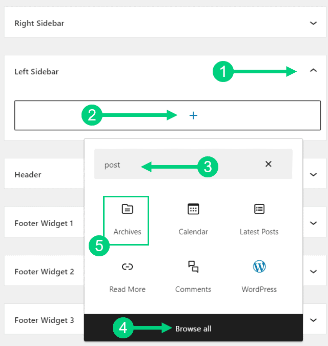 Adding Wordpress Widget