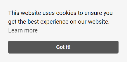 Cookie Consent Widget