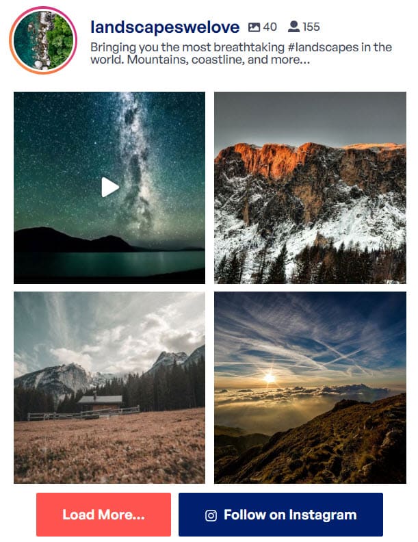 Instagram Feed Widget