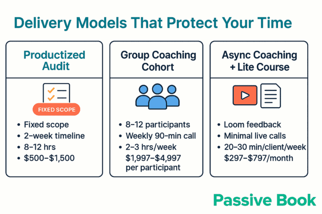 coaching consulting delivery models comparison