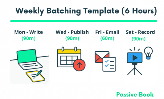 Weekly Content Creation Batching Weekly Content Creation Batching