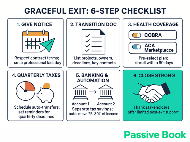 graceful exit checklist