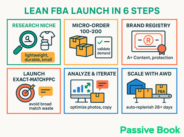 lean amazon fba launch in six steps