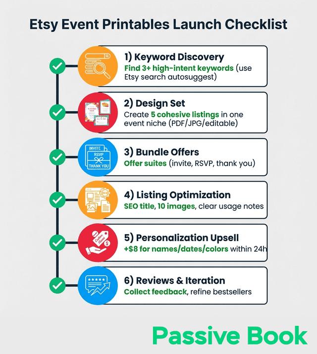 Etsy Printables Launch Checklist Etsy Printables Launch Checklist