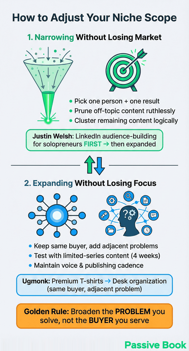 Niche Scope Adjustment Strategies Niche Scope Adjustment Strategies